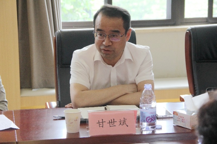 格式工厂武昌区委常委、宣传部部长甘世斌讲话
